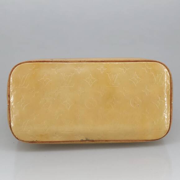 LOUIS VUITTON Monogram Vernis Houston Hand Bag Beige M91004 - Picture 9 of 13